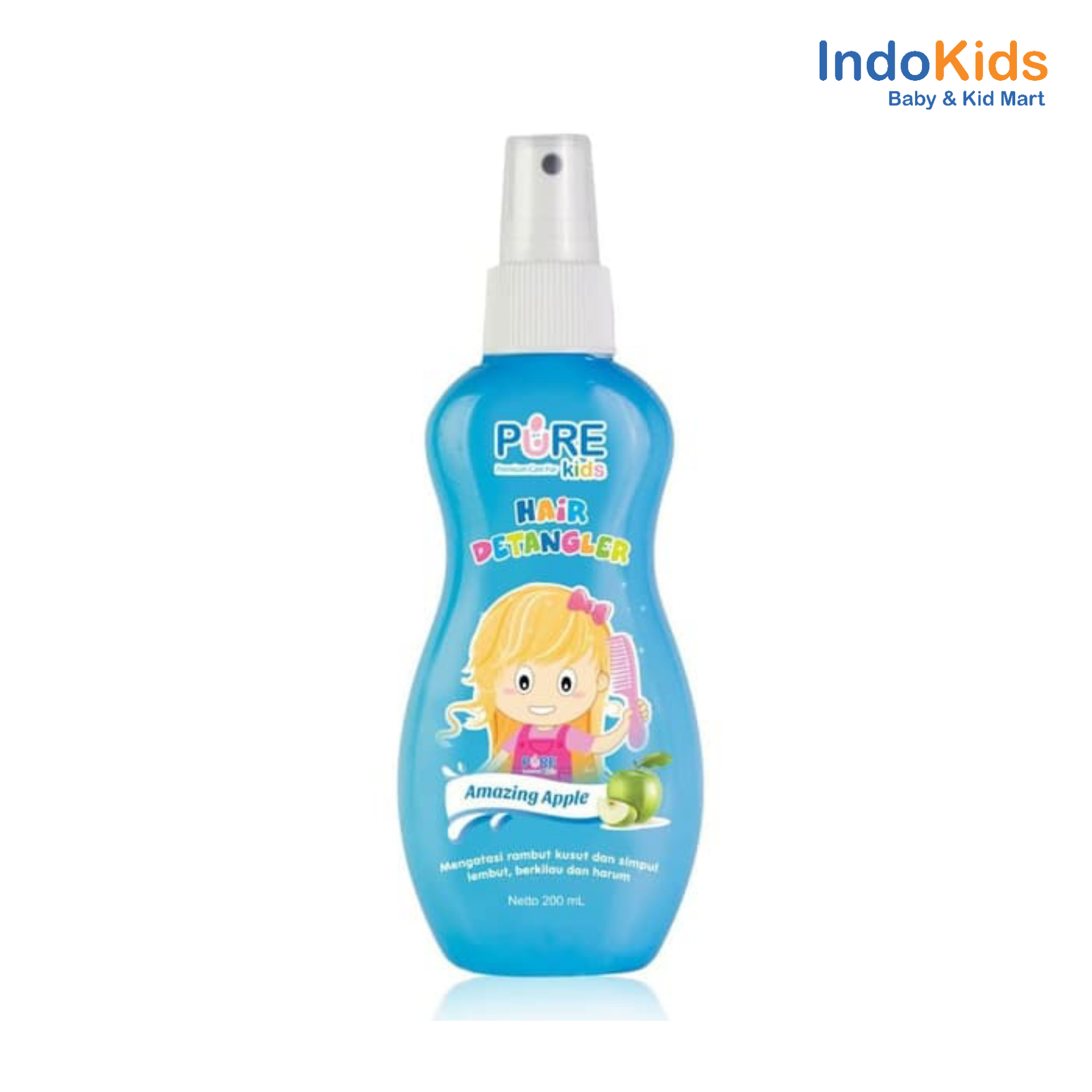 Pure Kids Hair Detangler Amazing Apple 200ml