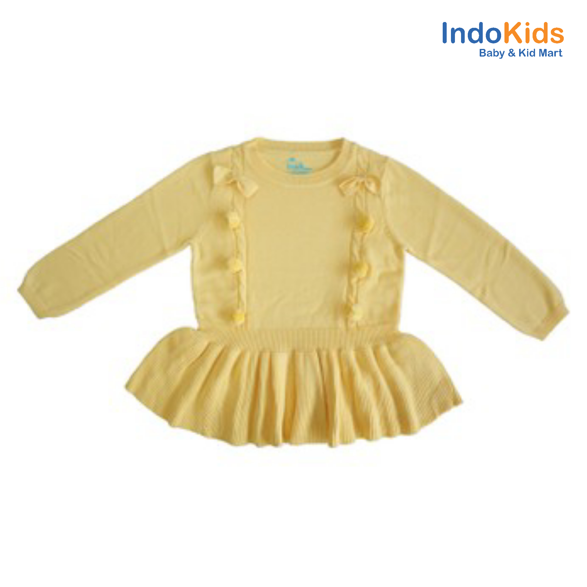 Little Bubba Bamboo Pompom Dress Sun Flower