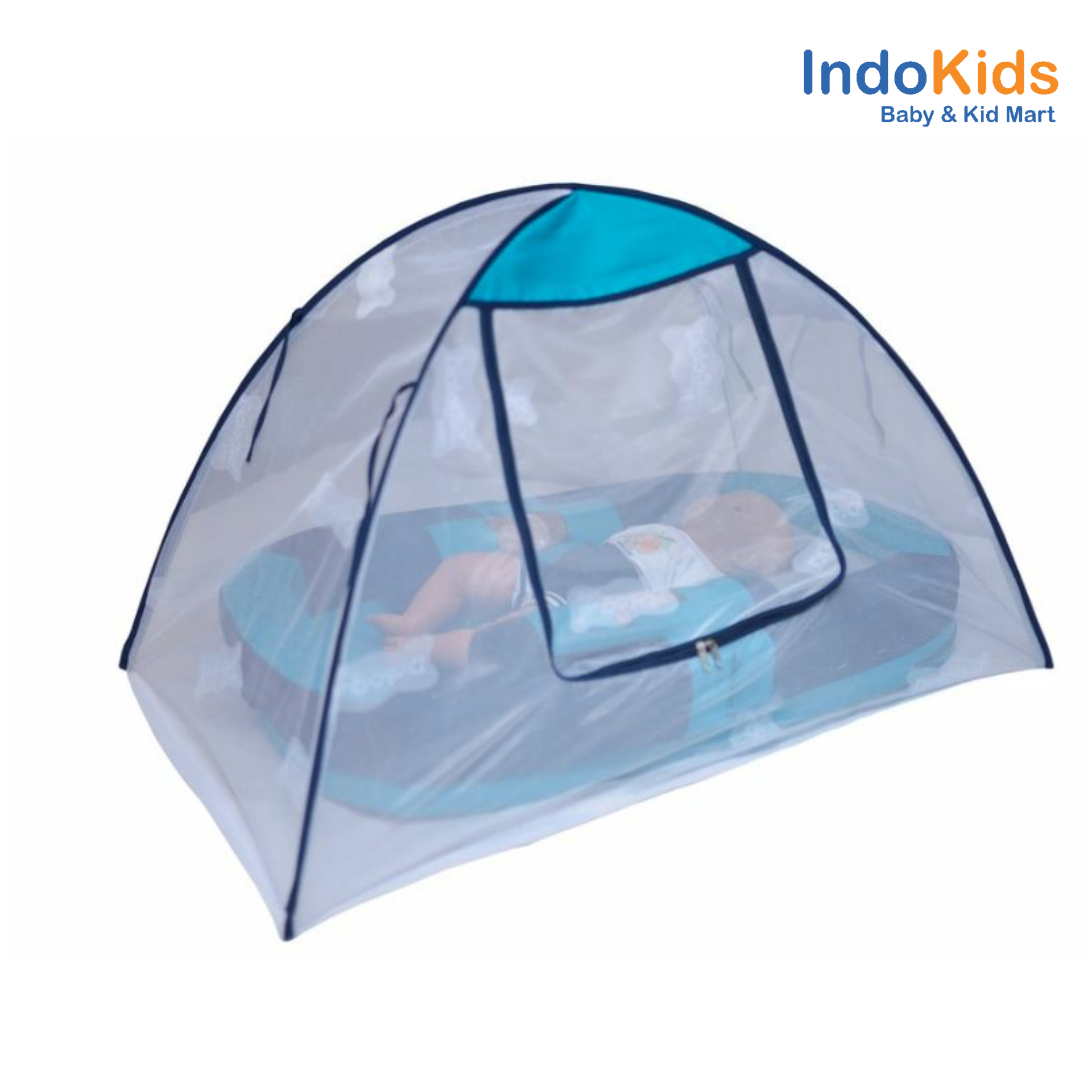 Dialogue Kasur Bayi 2 in 1 Sofa + Kelambu ‘Baby Hippo’ Series DGK9113