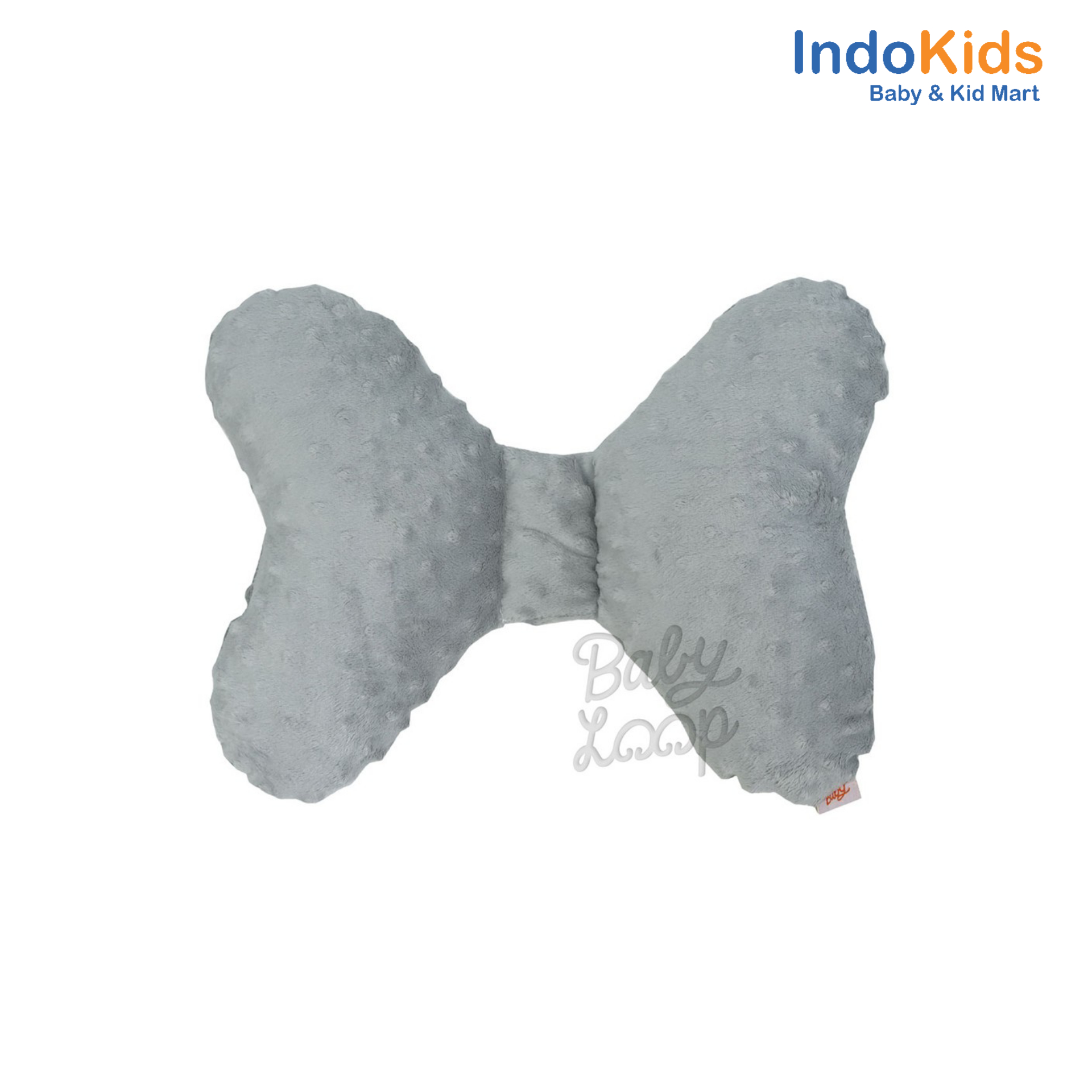 Baby Loop Elephant Ears Minky Riley Grey
