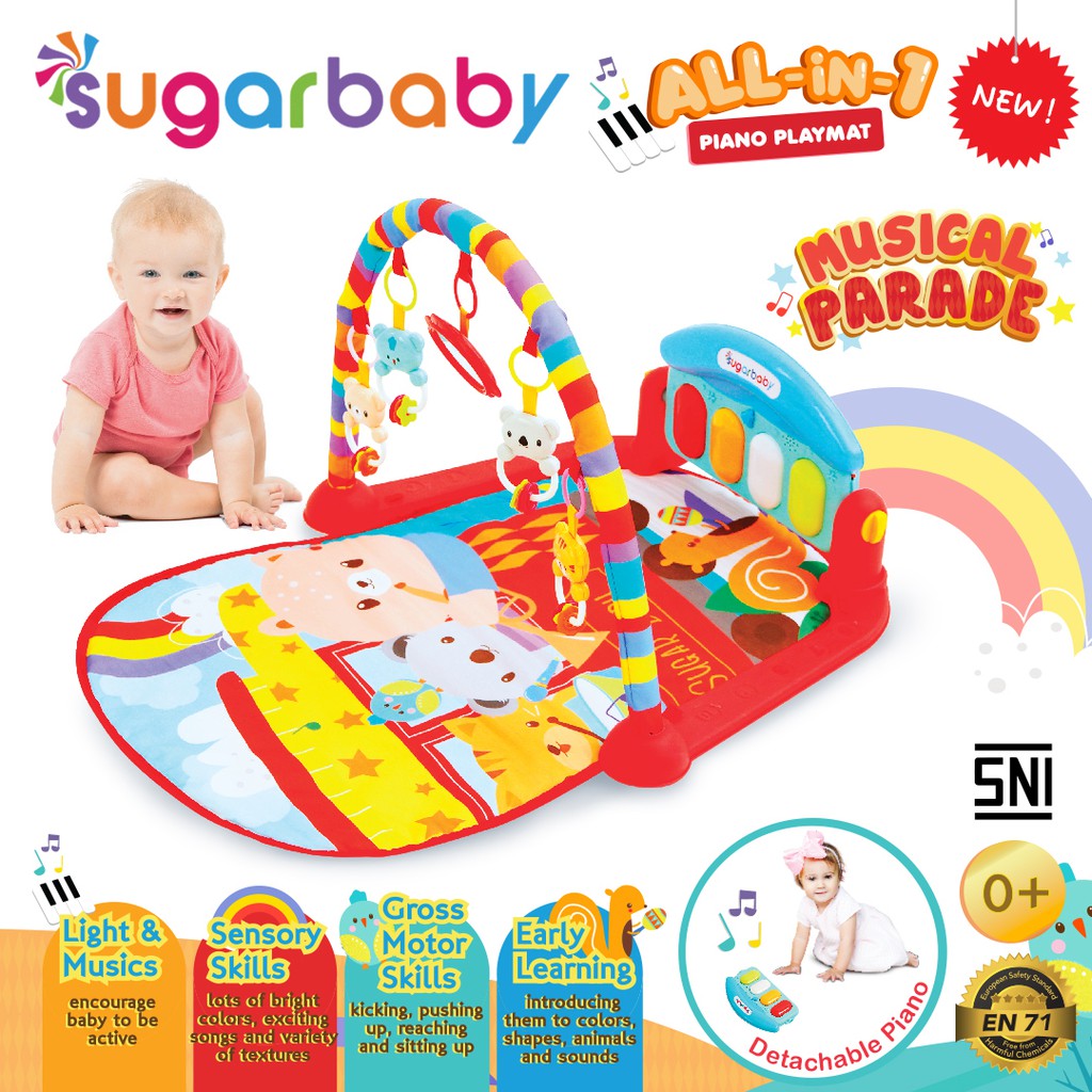 Sugar Baby All in 1 Piano Playmat Musical Parade