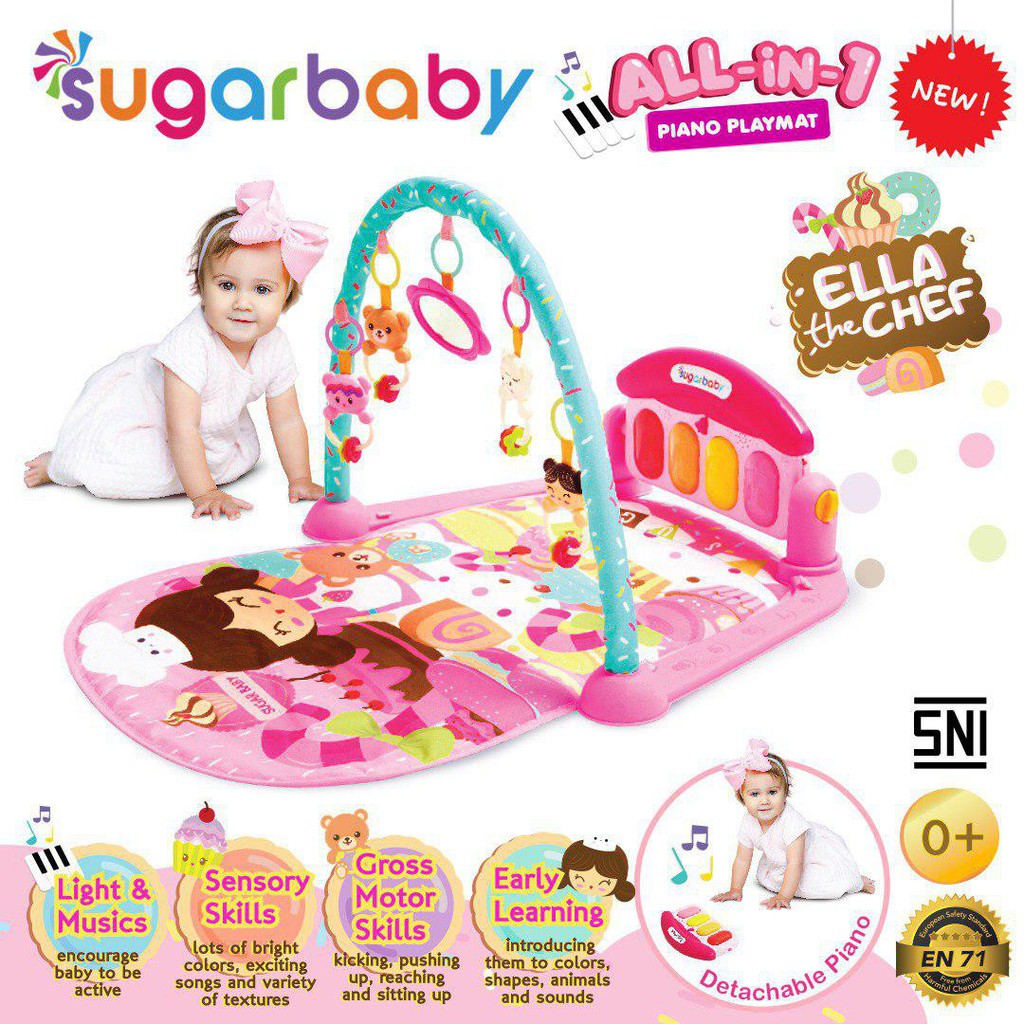 Sugar Baby All in 1 Piano Playmat Ella The Chef
