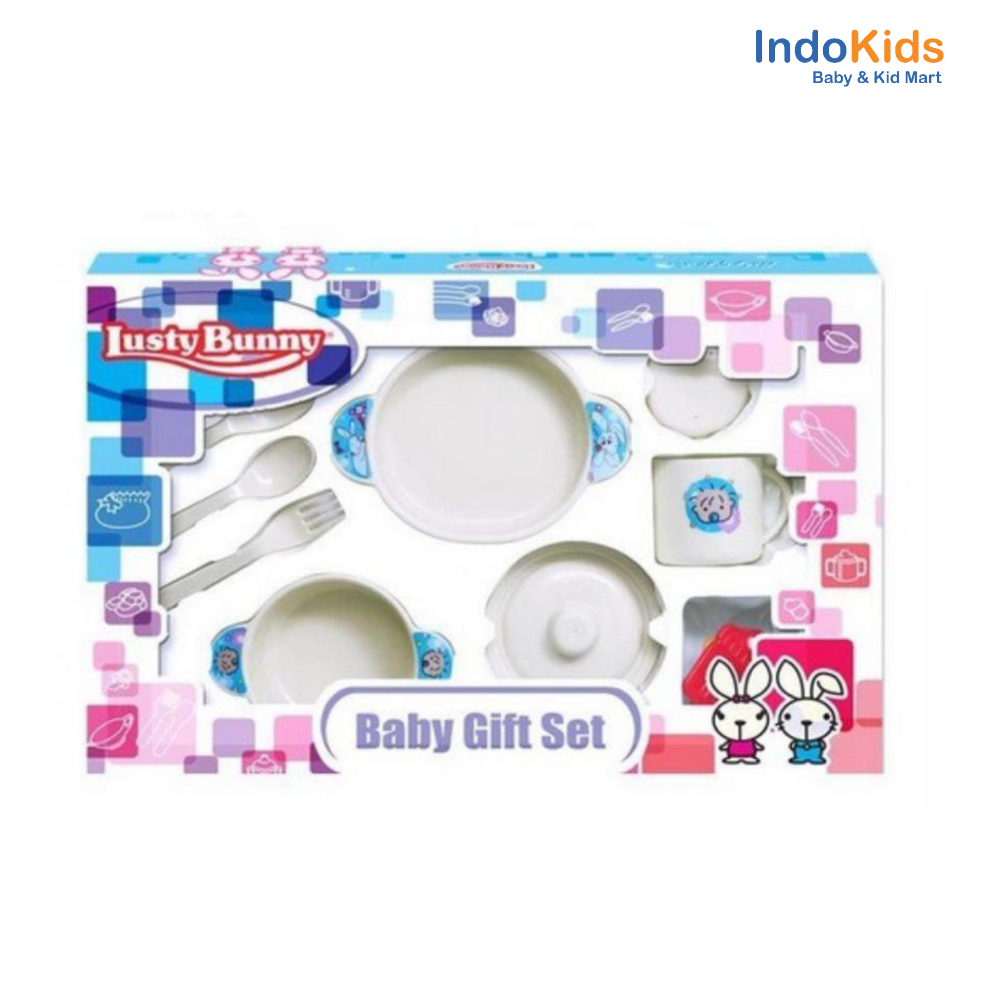 Lusty Bunny Baby Gift Set 9in1 - LB-1867
