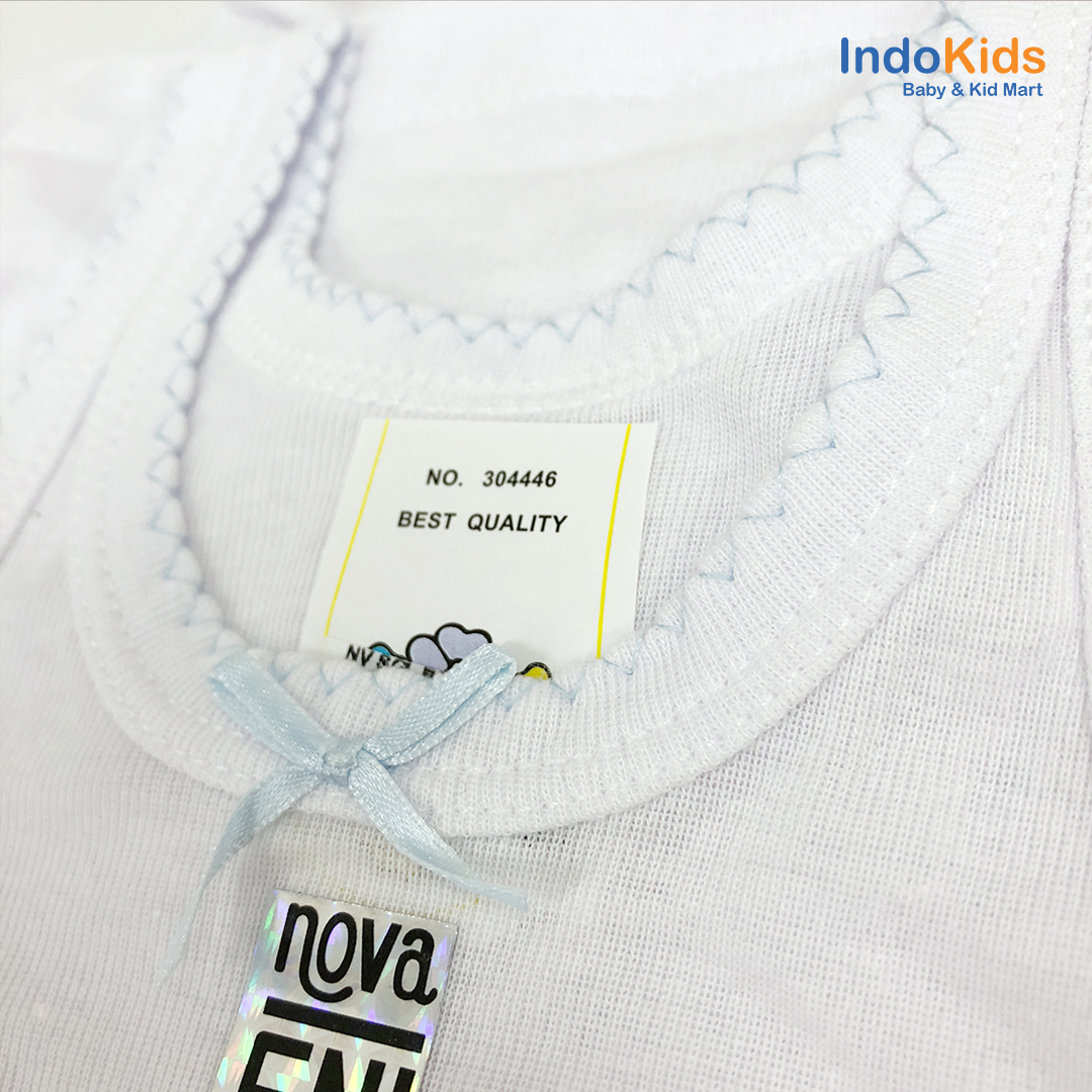 Singlet Bayi Perempuan Nova Warna Putih