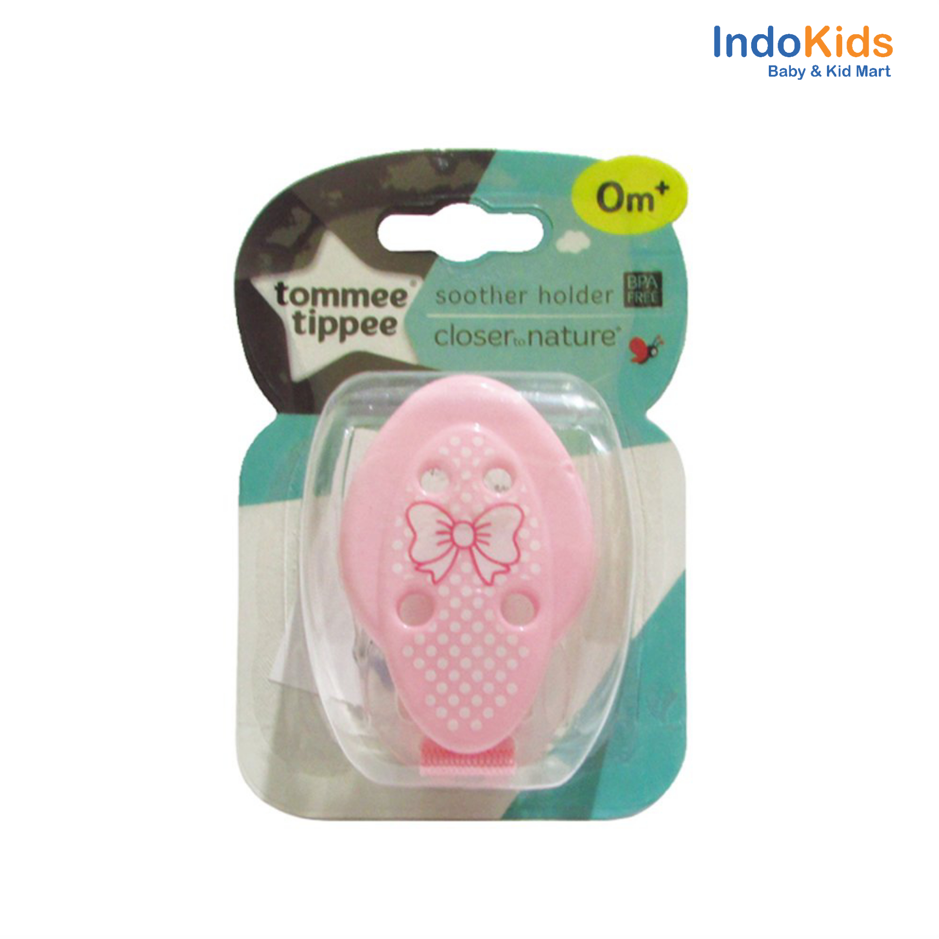 Tommee Tippee Soother Holder Pink