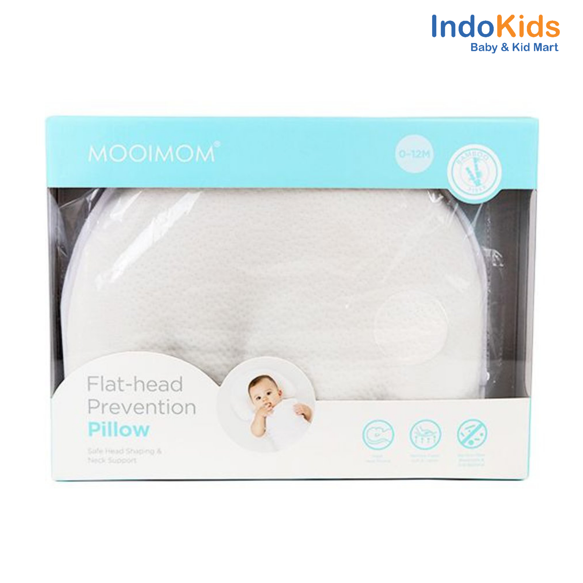 Mooimom Flat Head Prevention Pillow