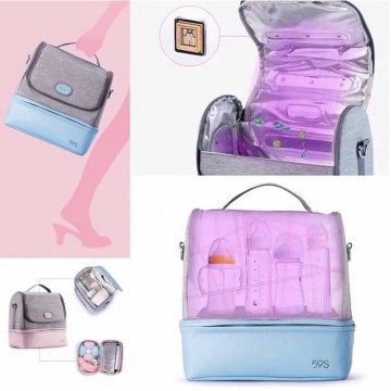 59S UVC LED Sterilizer Mommy Bag Blue (Tas Strerilizer Portable)