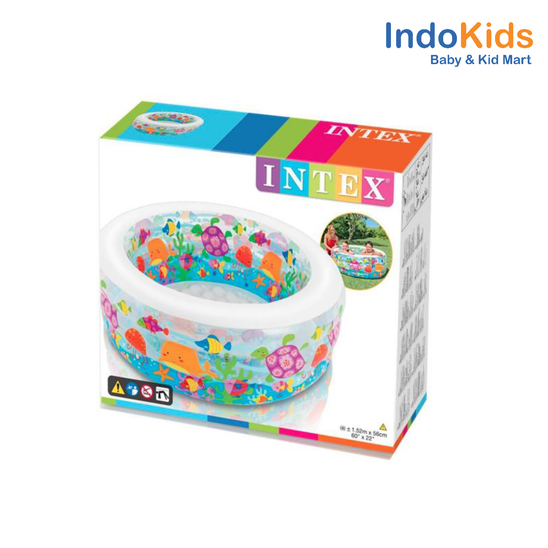 Intex Kolam Renang Aquarium Pool 58480