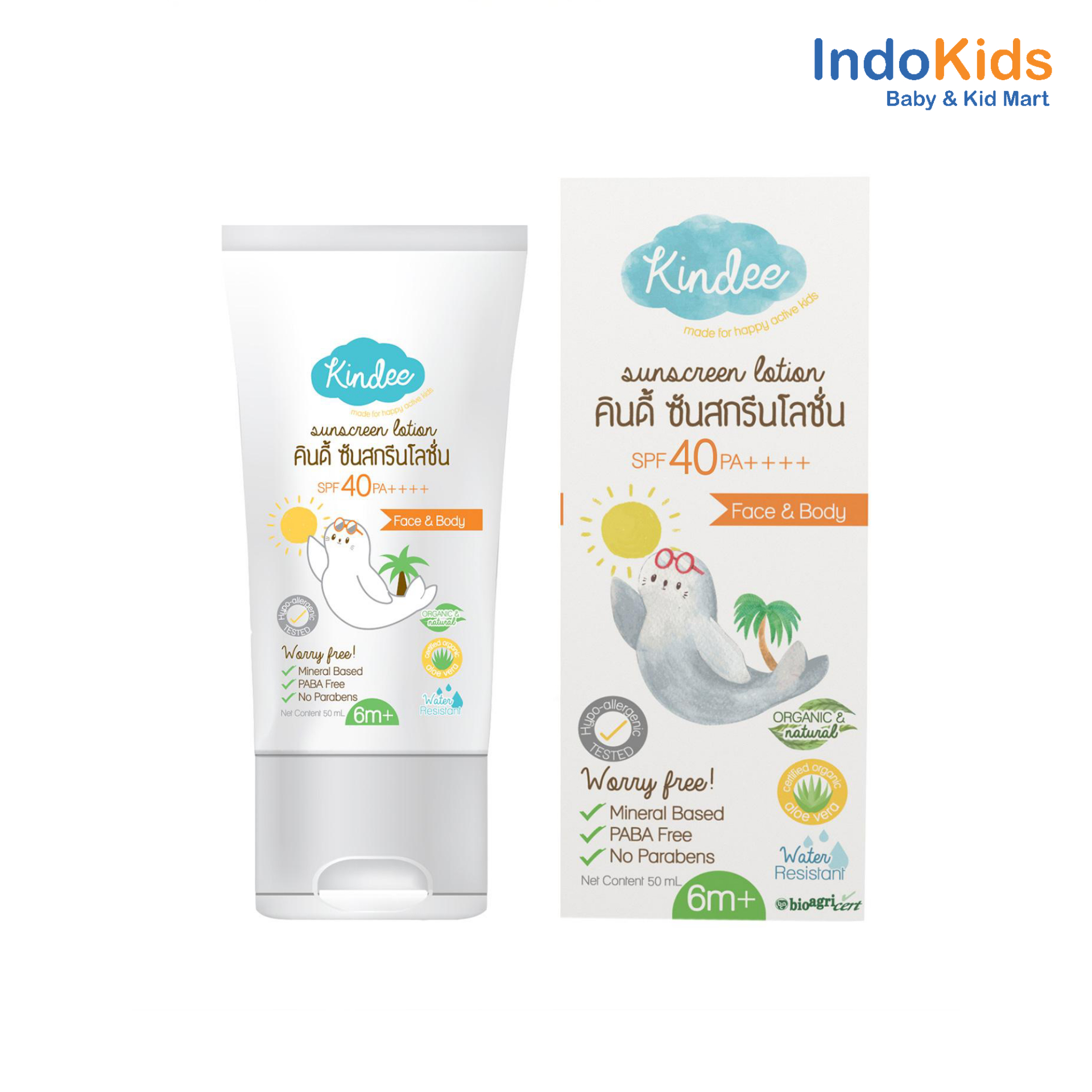 Kindee Sunscreen Lotion  SPF 40 PA+++