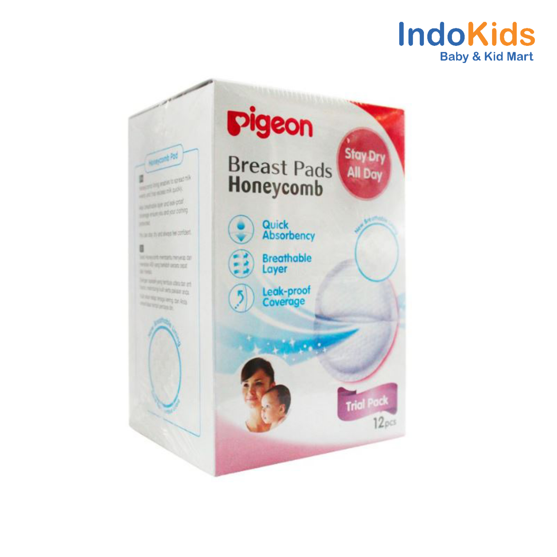 Pigeon Breast Pad Honeycomb 12Pcs