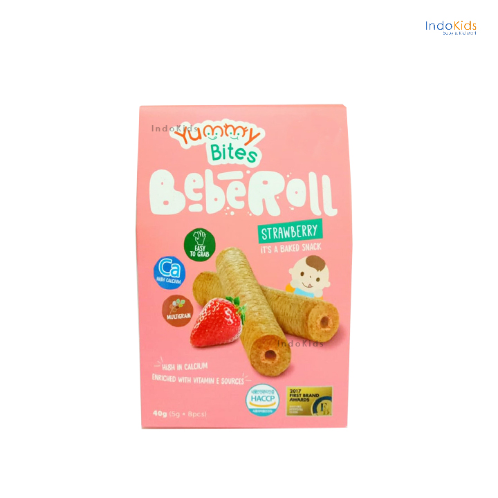 Yummy Bites Bebe Roll Strawberry