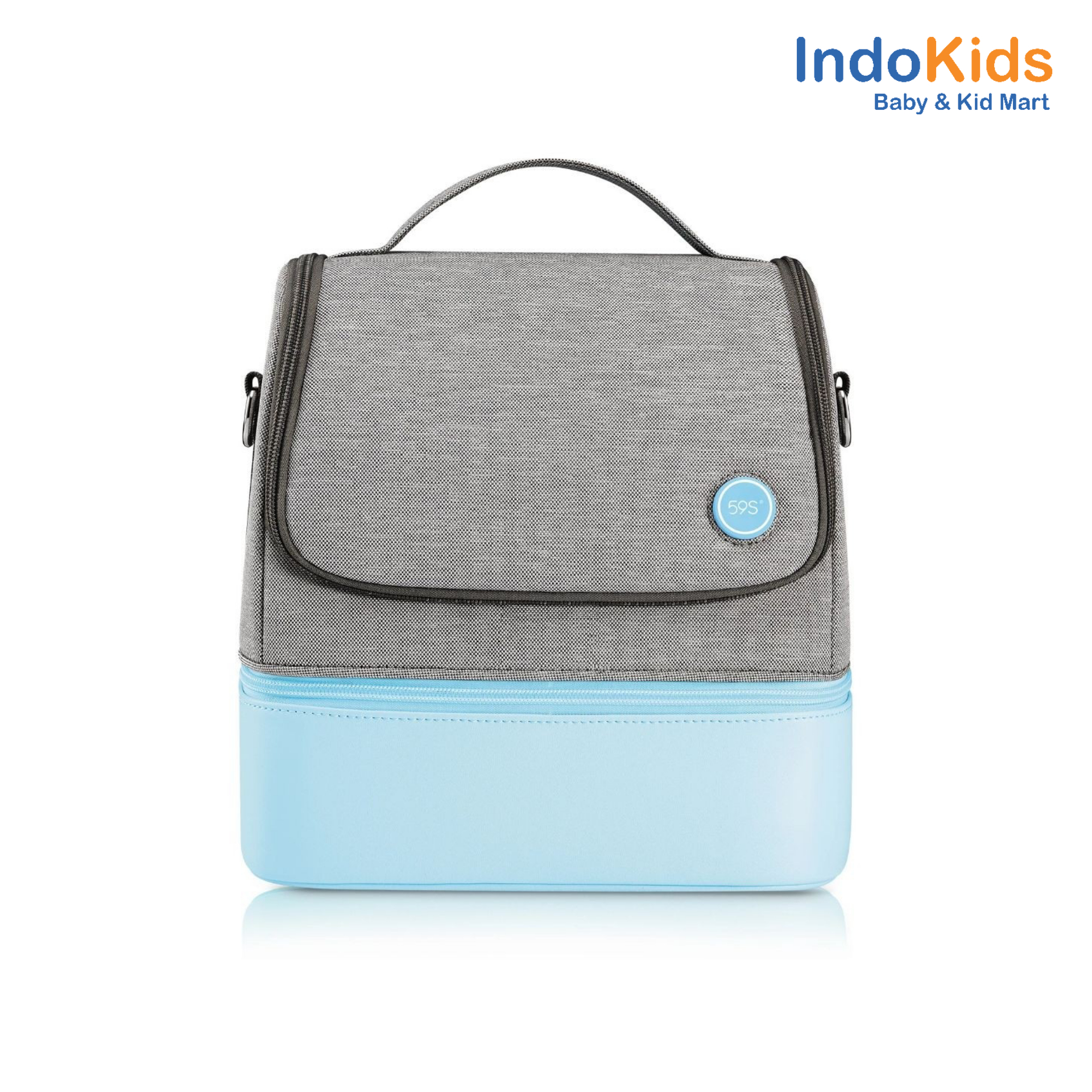 59S UVC LED Sterilizer Mommy Bag Blue (Tas Strerilizer Portable)