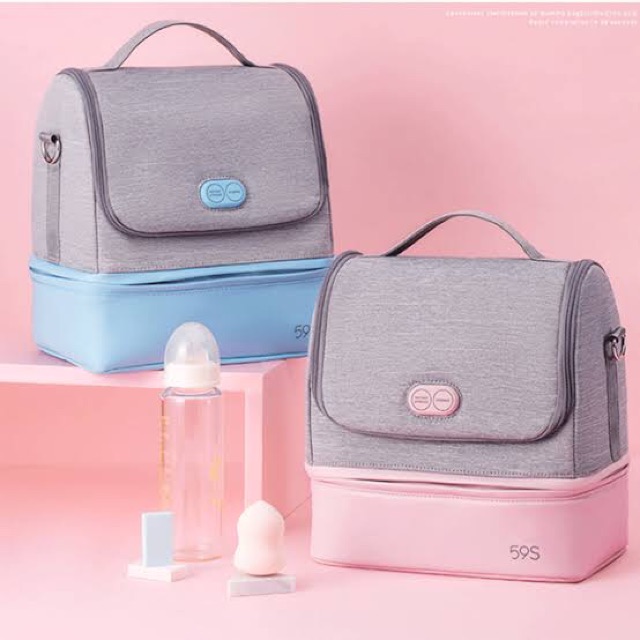 59S UVC LED Sterilizer Mommy Bag Pink (Tas Strerilizer Portable)