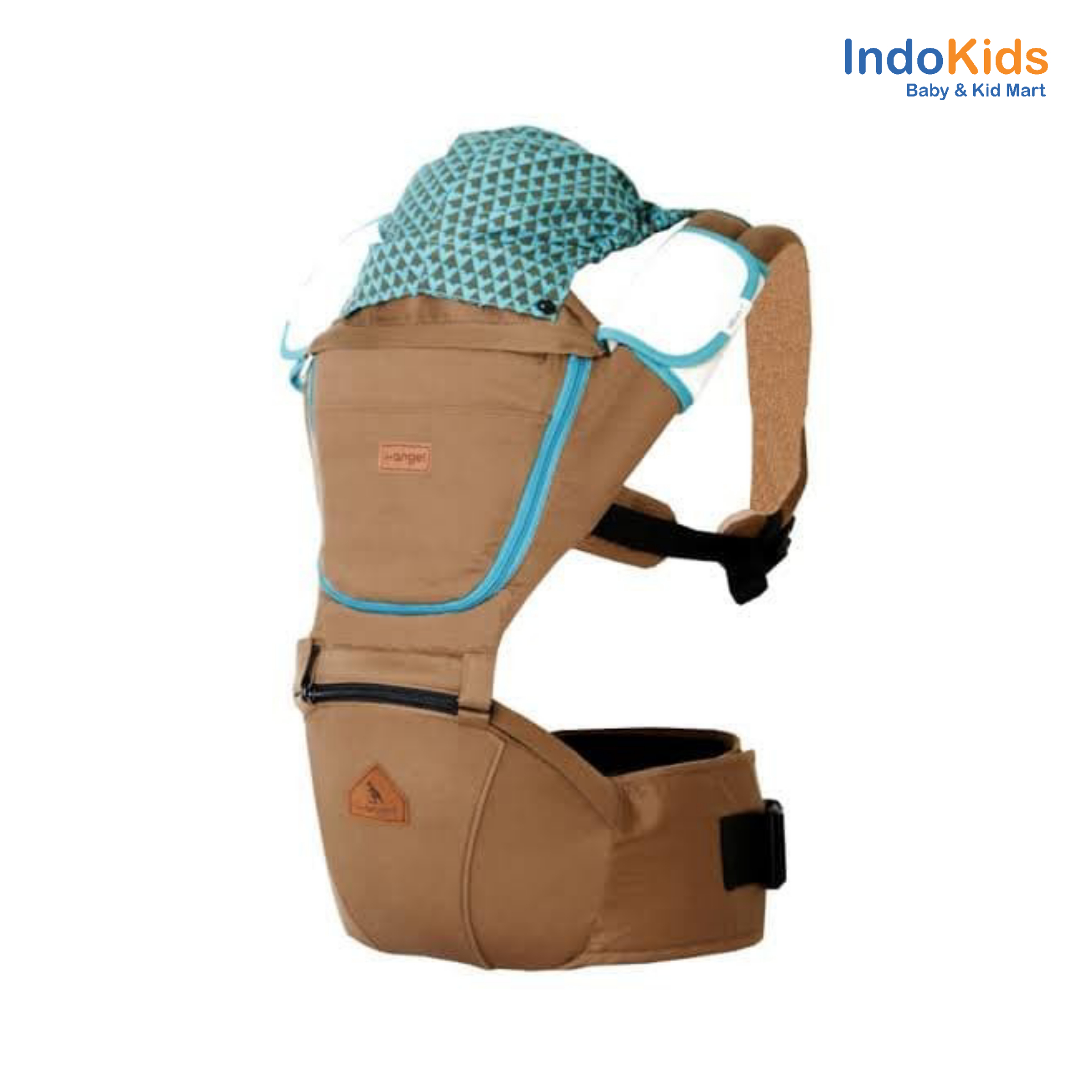 i-Angel Josh Brown Hip Seat Carrier - Gendongan Bayi 